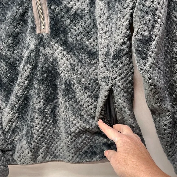 Columbia Charcoal Fleece Jacket - Picture 4 of 7